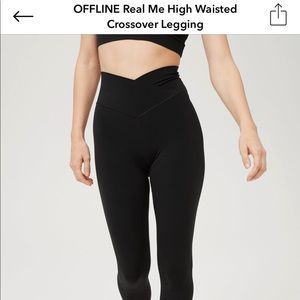Aerie cross waist legging